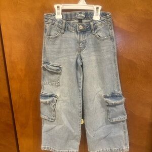 art class Light Blue Kids Cargo Jeans